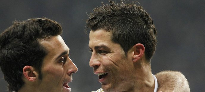 Cristiano Ronaldo slaví vedoucí branku Realu Madrid