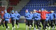 Fotbalisté Plzně trénovali na poslední zápas Ligy mistrů, který odehrají v úterý proti CSKA Moskva