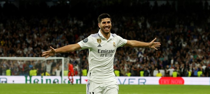 Marco Asensio přidal v 74. minutě důležitý druhý gól Realu