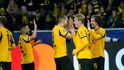Julian Brandt z Dortmundu slaví gól do sítě Bodö/Glimt