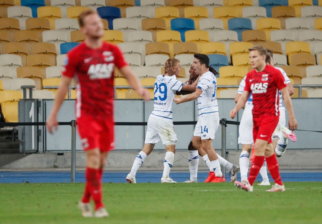 Výhra 2:0 posunula Dynamo Kyjev přes Alkmaar