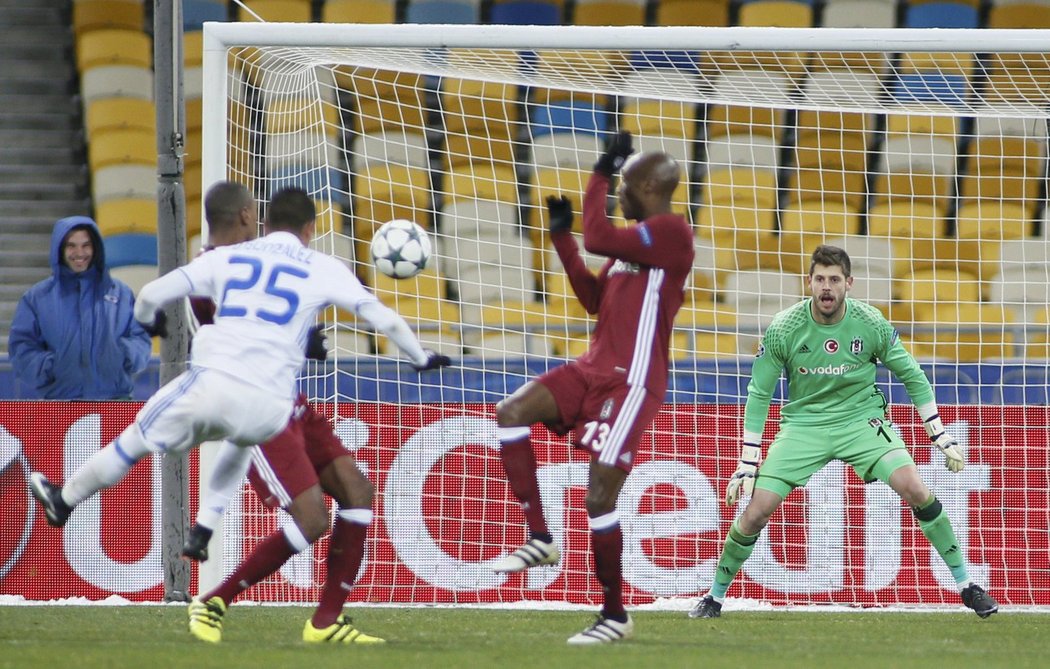 Dynamo Kyjev nastřílelo Besiktasi v první půli čtyři góly
