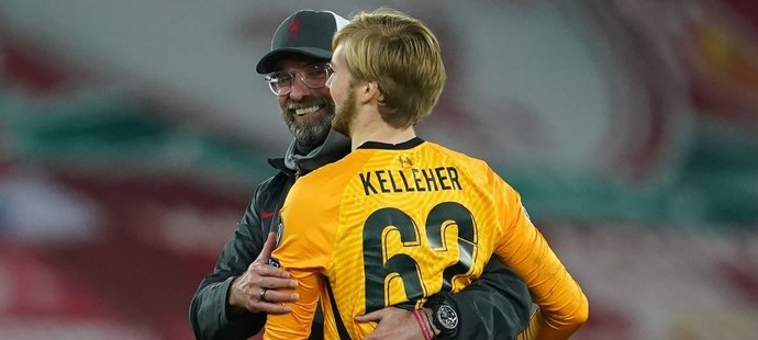 Jürgen Klopp měl z Kelleherova výkonu velkou radost