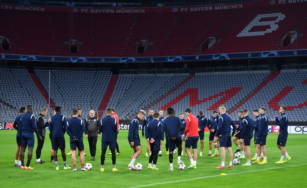 Plzeňští fotbalisté trénovali na stadionu Bayernu