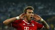 Mario Mandžukič poslal Bayern do vedení ve finále LIgy mistrů proti Dortmundu