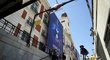 Finále Ligy mistrů se v hlavním španělském městě propaguje, kde se dá