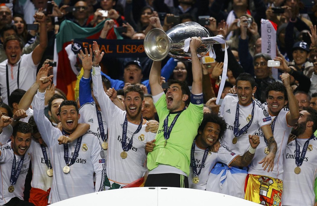 Radost Realu Madrid po triumfu v Lize mistrů. Bílý balet vyhrál 4:1 po prodloužení