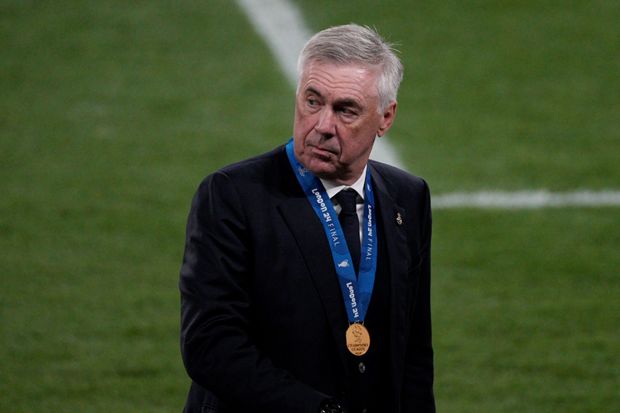 Carlo Ancelotti v sobotu oslavil už pátý triumf v Lize mistrů jako trenér Carlo Ancelotti v sobotu oslavil už pátý triumf v Lize mistrů jako trenér