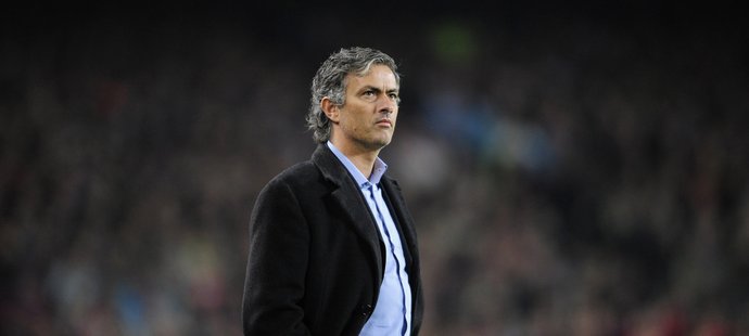Zklamaný trenér Interu Milán Jose Mourinho.