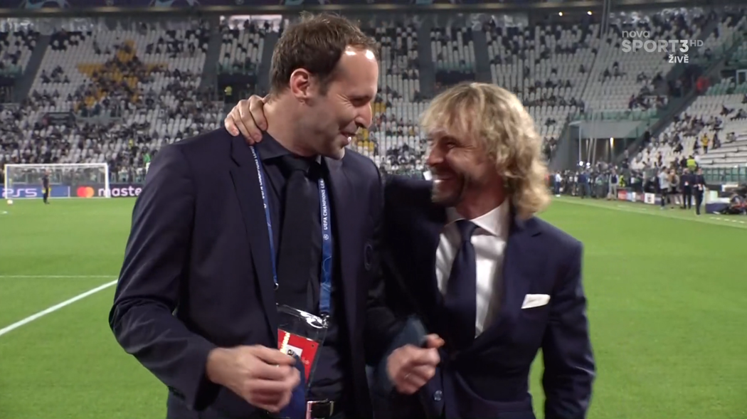 Pavel Nedvěd a Petr Čech