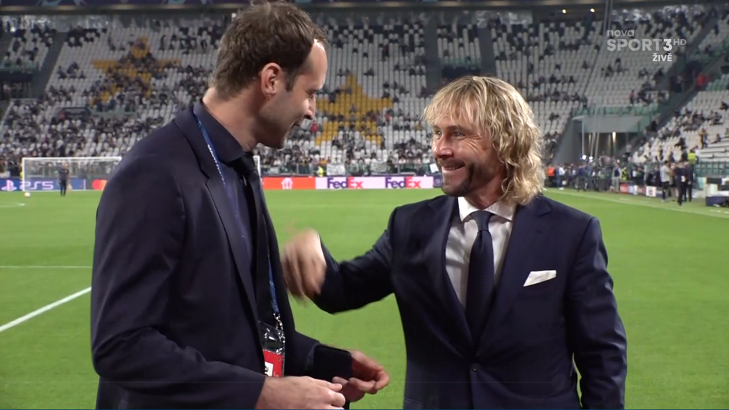 Pavel Nedvěd a Petr Čech