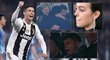 Cristiano Ronaldo srazil Atlétiko. Postup Juventusu si na tribuně užívali Pavel Nedvěd, Cristiano Junior i Georgina Rodriguezová