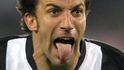 Veterán Juventusu Alessandro Del Piero slaví vstřelený gól