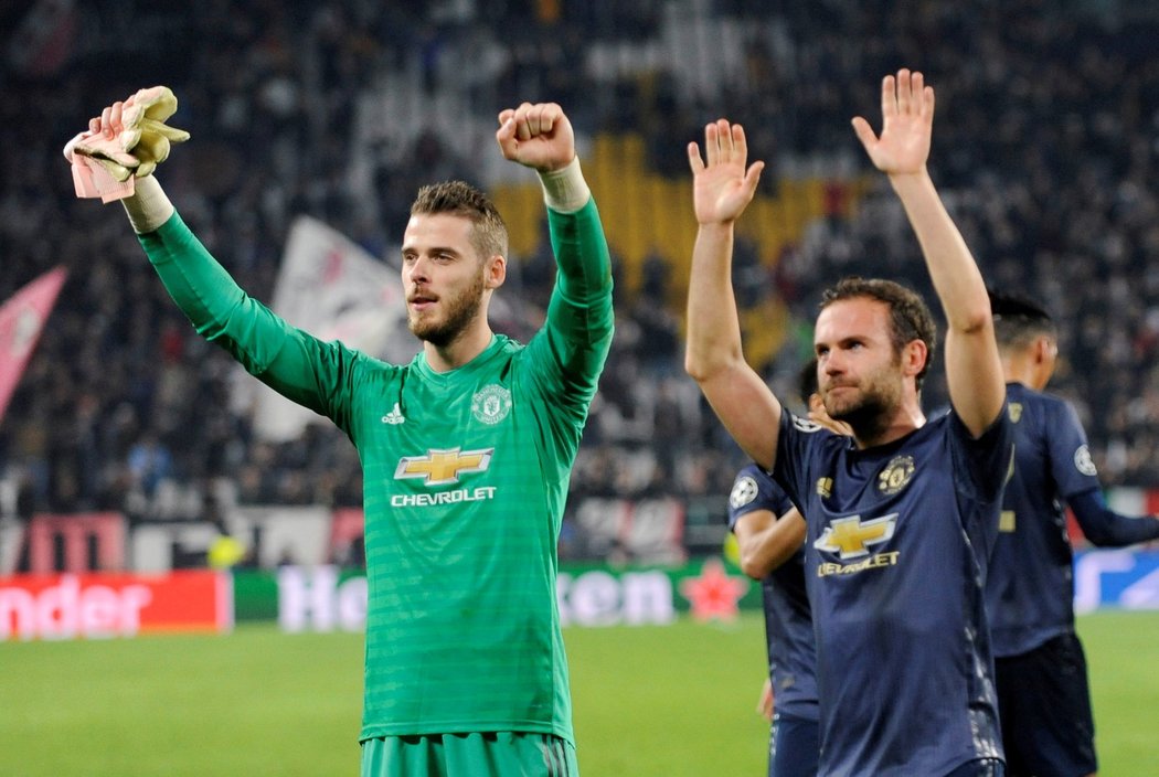 Manchester United senzačně otočil utkání na hřišti Juventusu, v poslední pětiminutovce obrátili z 0:1 na 2:1