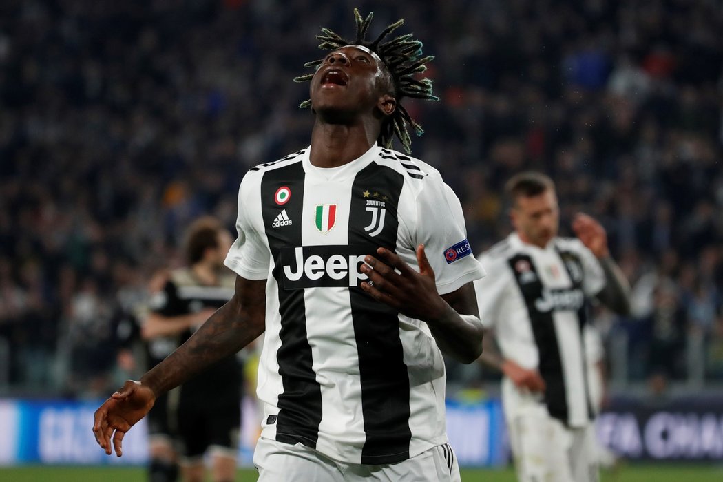 Mladý útočník Moise Kean v odvetě čtvrtfinále milionářské Ligy mistrů