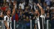 Hráči Juventusu slaví po dvou letech postup do finále Ligy mistrů