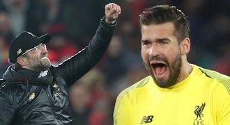 Spasitel Alisson. Dvě miliardy? Dal bych za něj dvojnásobek, jásal Klopp