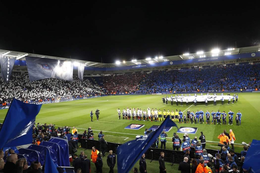 Stadion Leicesteru před zápasem