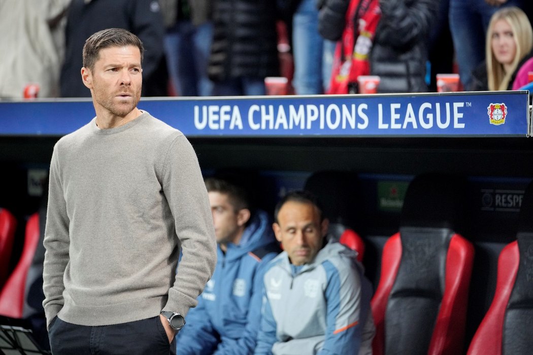 Trenér Leverkusenu Xabi Alonso