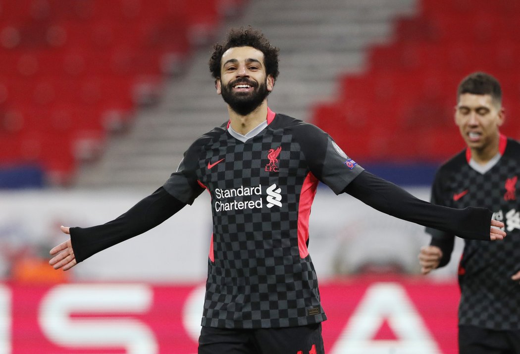 Mohamed Salah poslal Liverpool v utkání s Lipskem do vedení