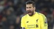 Alisson Becker skvělým zákrokem v nastavení zápasu s Neapolí udržel Liverpoolu postupový výsledek