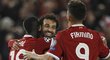 Mohamed Salah, Roberto Firmino a Sadio Mané řádili a vystříleli Liverpoolu víceméně jasný postup