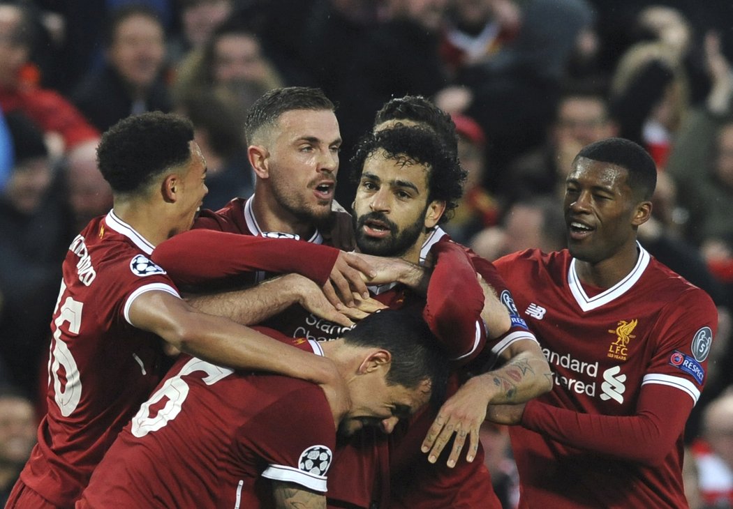 Mohamed Salah v centru dění, v zápase Liverpool - AS Řím byl u všeho podstatného