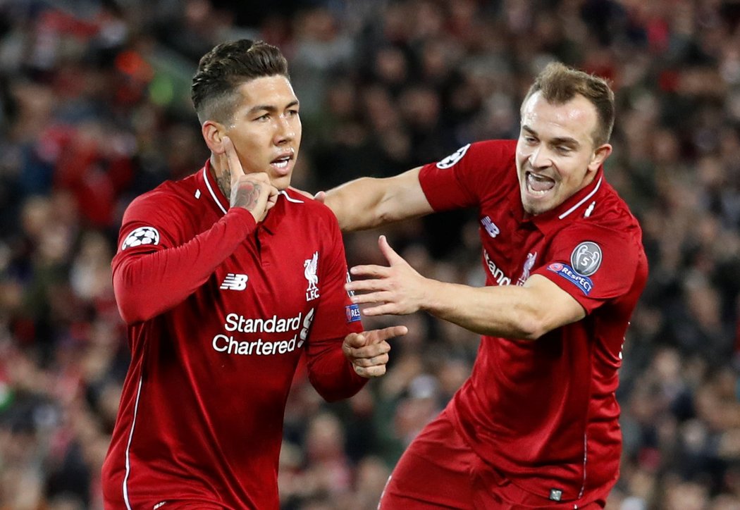 Roberto Firmino poslal Liverpool do vedení proti CZ Bělehrad