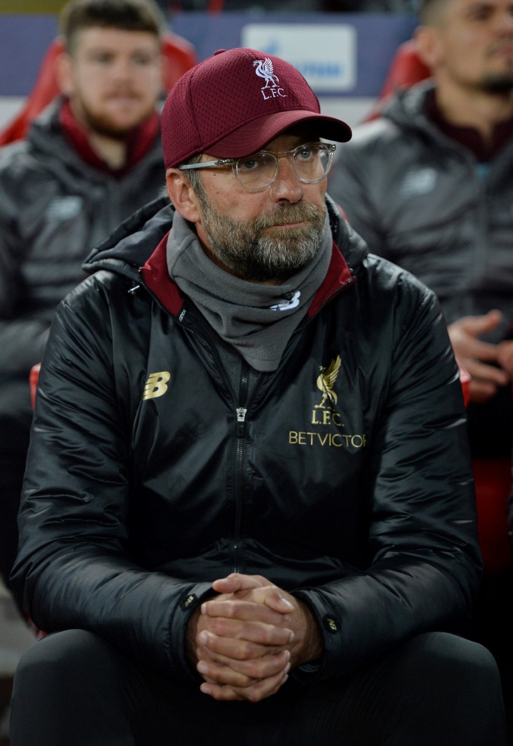 Trenér Liverpoolu Jürgen Klopp během zápasu s CZ Bělehrad