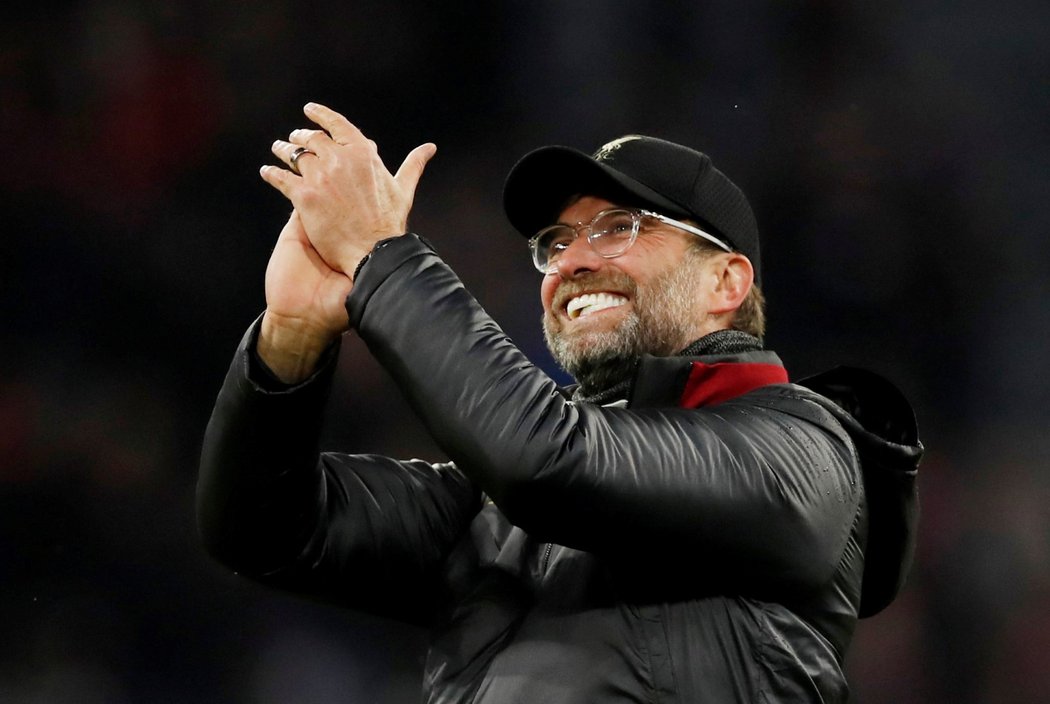 Spokojený trenér Liverpoolu Jürgen Klopp po postupu přes Bayern