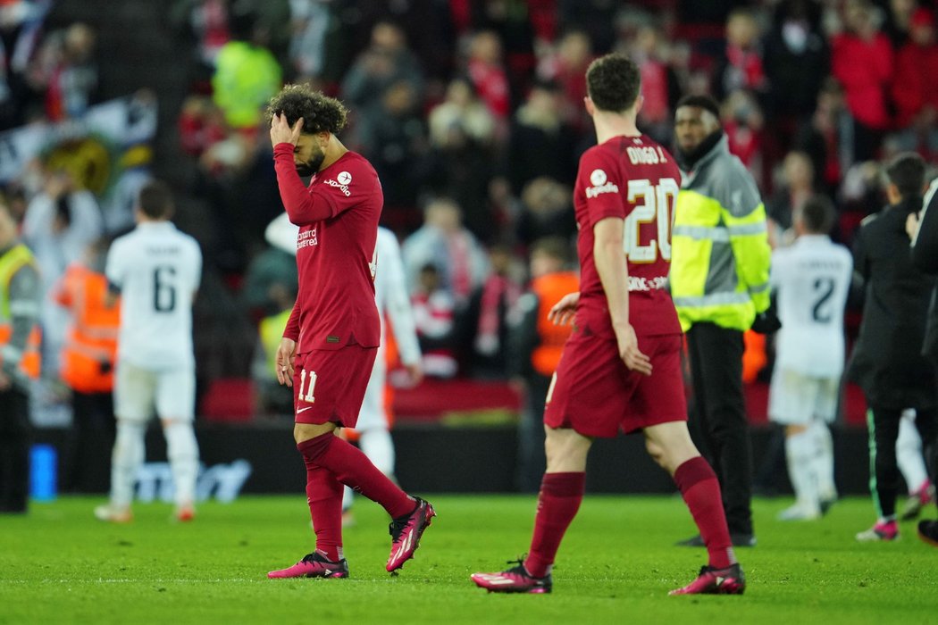 Zklamaní hráči Liverpoolu včetně Mohameda Salaha