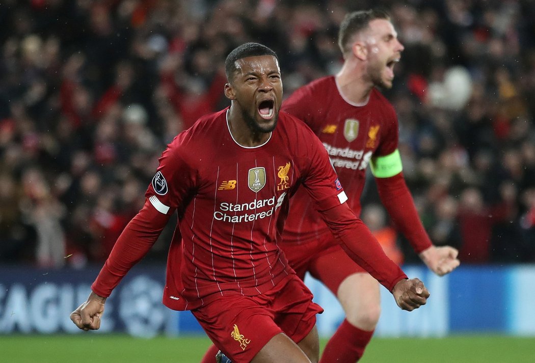 Georginio Wijnaldum poslal Liverpool do vedení