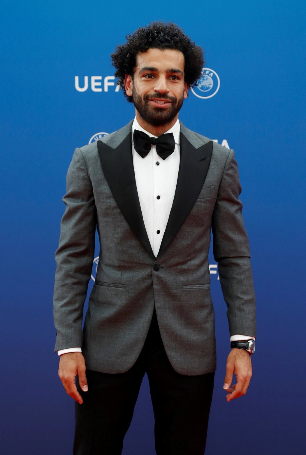 Mohamed Salah před losem základních skupin Ligy mistrů