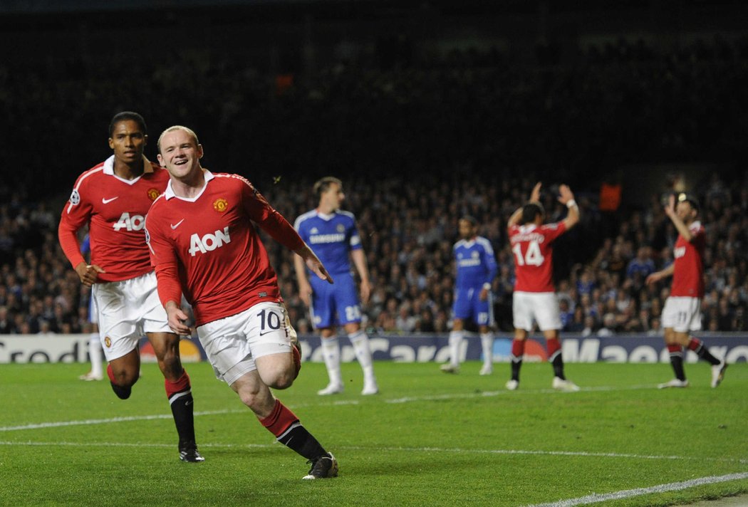 Wayne Rooney poslal United do vedení
