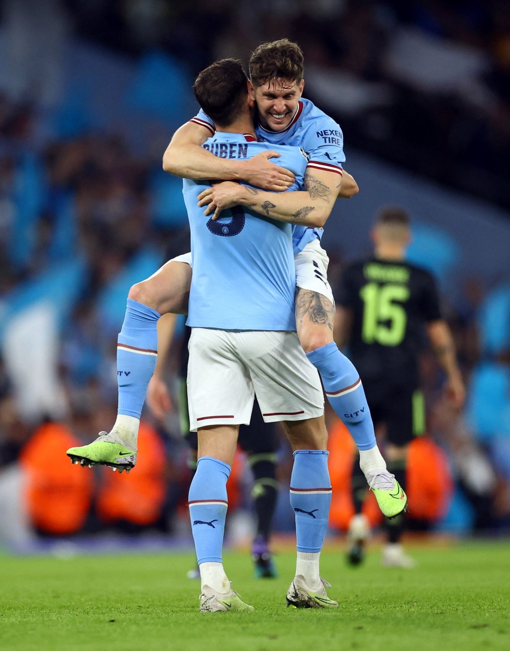 Obrovská radost hráčů City po triumfu nad Realem