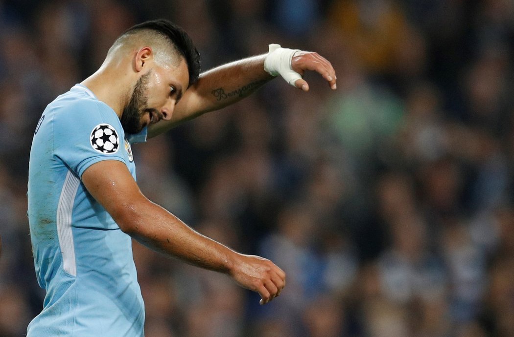 Hráč Manchesteru City Sergio Aguero