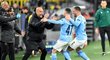 Fotbalisté Manchesteru City zvítězili v Dortmundu 2:1 a postoupili do semifinále Ligy mistrů