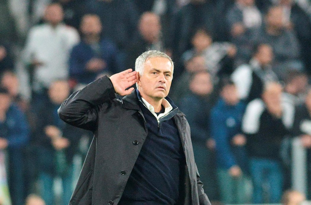 Trenér Manchesteru United José Mourinho po výhře nad Juventusem 2:1