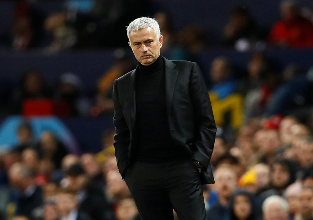 Trenér fotbalistů Manchesteru United José Mourinho