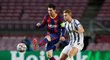 Lionel Messi se proti Juventusu v domácím utkání Ligy mistrů neprosadil, Barcelona prohrála 0:3