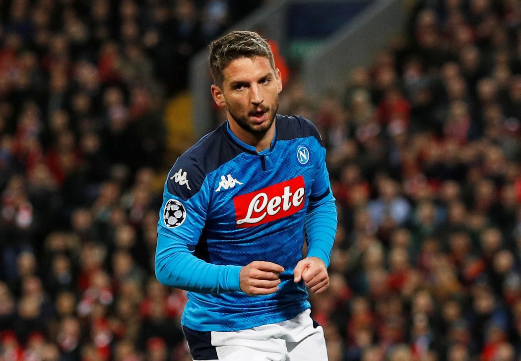 Dries Mertens vystřelil vedení Neapole v Liverpoolu