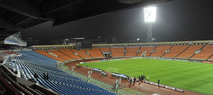 Stadion v Minsku, kde hraje své domácí zápasy Ligy mistrů BATE Borisov