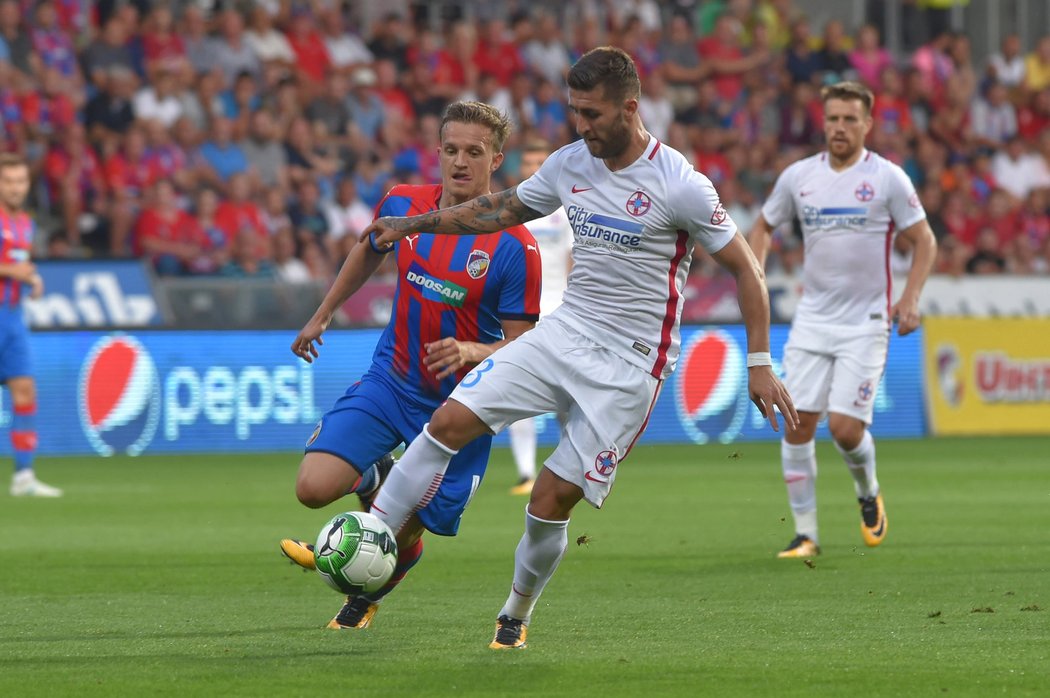 V odvetném utkání 3. předkola fotbalové Ligy mistrů se v Plzni utkaly týmy Viktoria Plzeň - FCSB