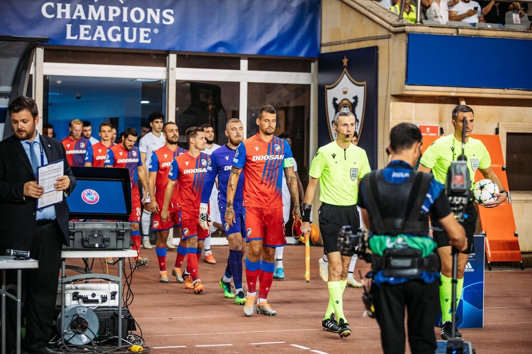 Souboj Viktorie Plzeň v Baku proti Karabach