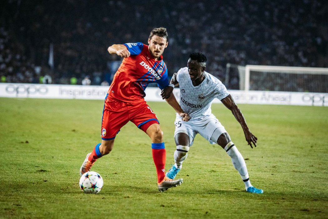 Souboj Viktorie Plzeň v Baku proti Karabach