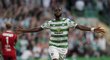 Útočník Celticu Odsonne Edouard slaví svou druhou trefu v utkání s Rosenborgem