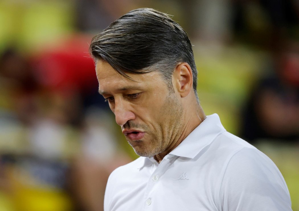 Kouč fotbalistů Monaka Niko Kovač během domácího utkání se Spartou