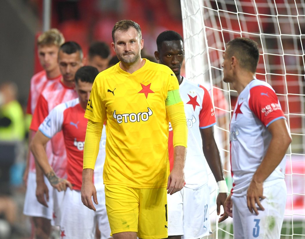 Brankář Slavie Ondřej Kolář