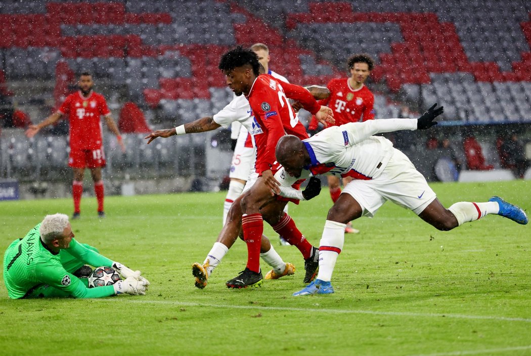 Fotbalisté PSG vyhráli v úvodním zápase čtvrtfinále Ligy mistrů na hřišti Bayernu Mnichov 3:2