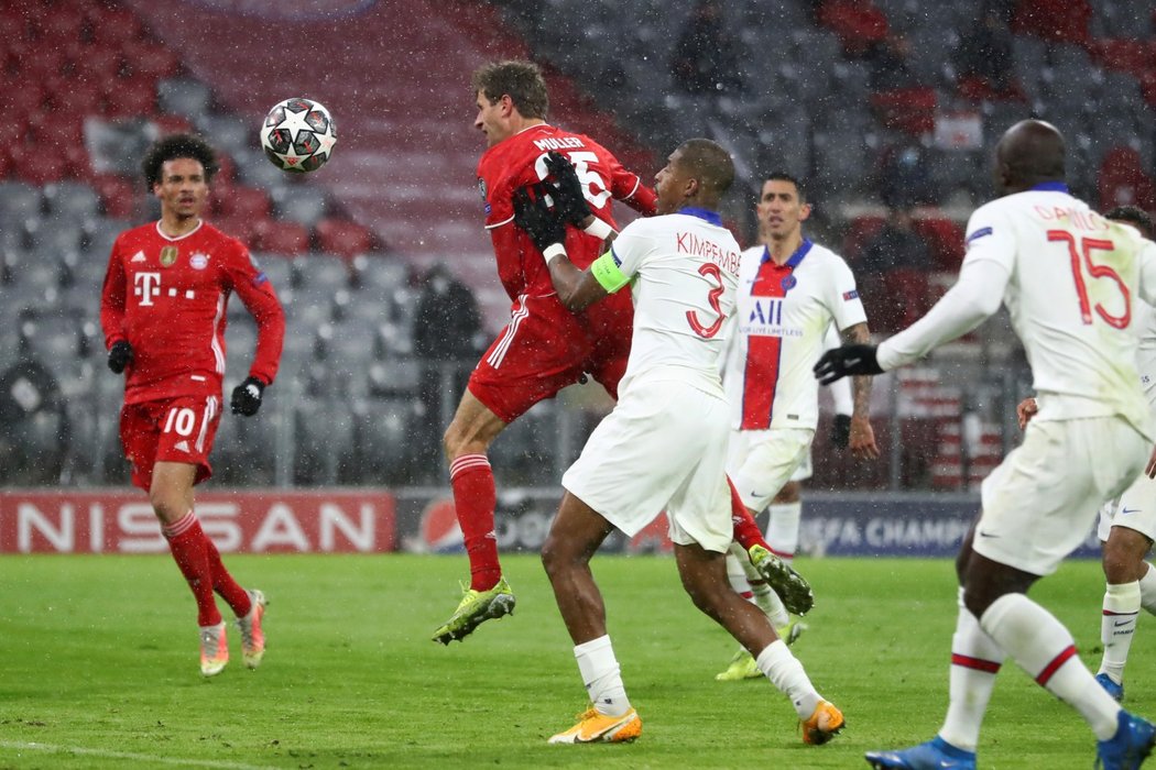 Fotbalisté PSG vyhráli v úvodním zápase čtvrtfinále Ligy mistrů na hřišti Bayernu Mnichov 3:2